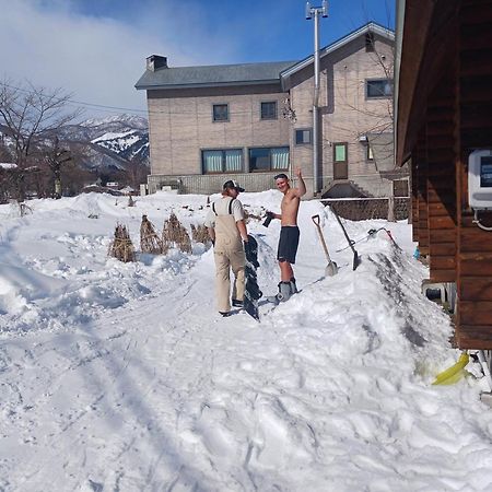 Log Cottage Villa Happo Hakuba Bagian luar foto