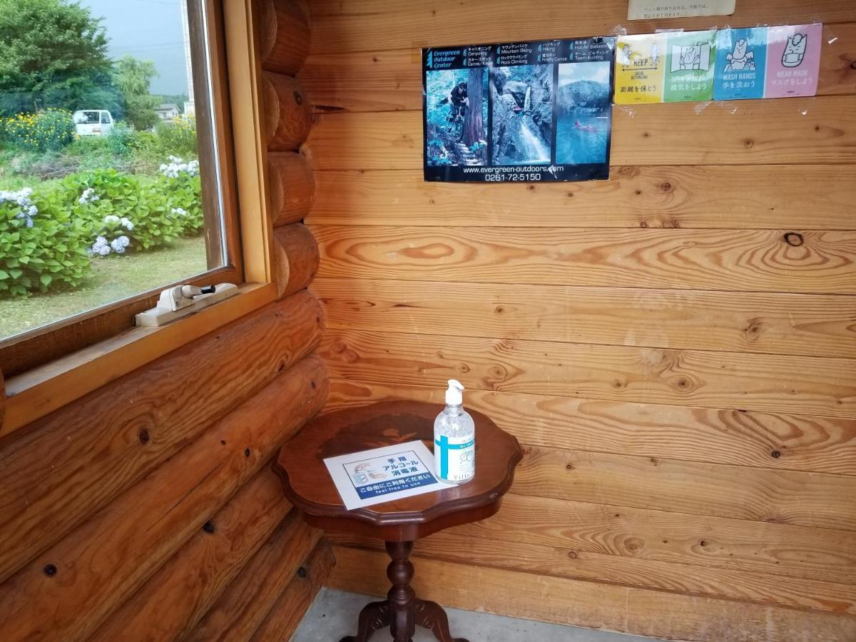 Log Cottage Villa Happo Hakuba Bagian luar foto