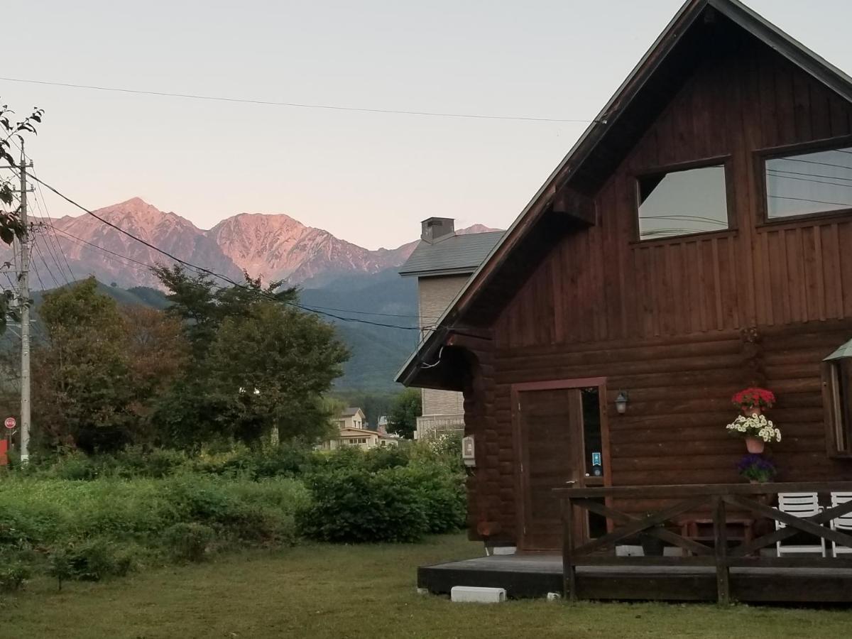 Log Cottage Villa Happo Hakuba Bagian luar foto