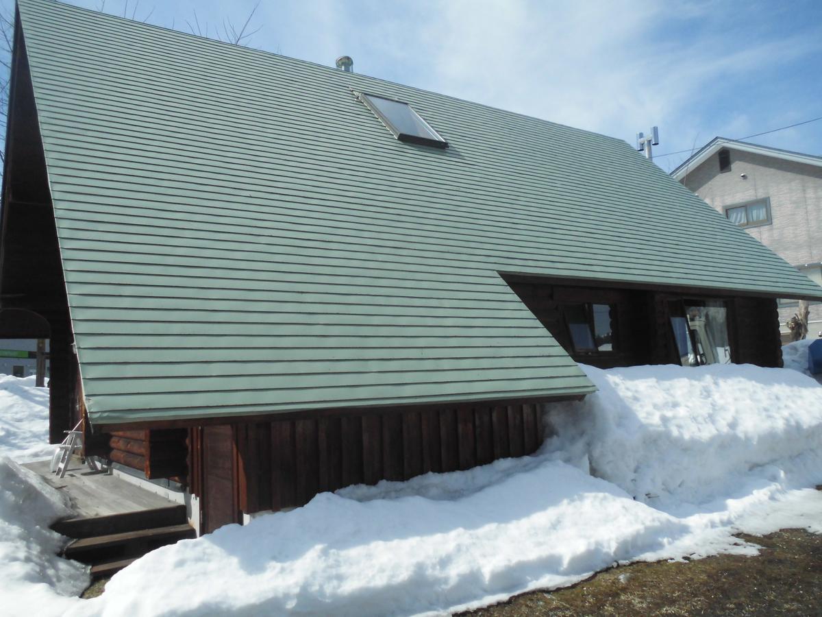 Log Cottage Villa Happo Hakuba Bagian luar foto