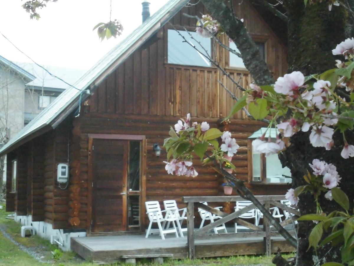 Log Cottage Villa Happo Hakuba Bagian luar foto
